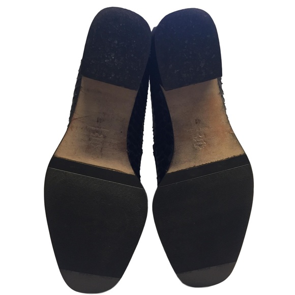 BALDINI Italian Snakeskin and leather shoes size - Picture 5 of 5